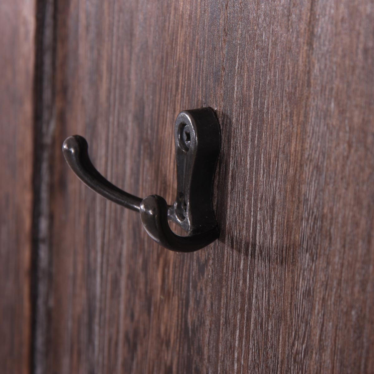 WANDGARDEROBE Braun 2er-Set - Braun, Holz (28/109/5cm) - MCW