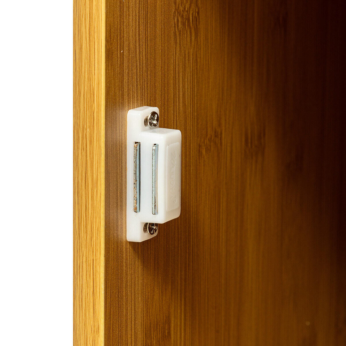BADEZIMMERSCHRANK Bambus Sicela 30/19/120 cm - Braun, Naturmaterialien (19/120/30cm) - 5five Simply Smart