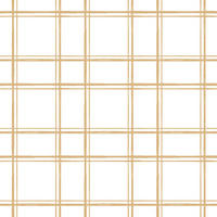 VLIESTAPETE Picnic day Raster 50 cm x 10 m, braun - Weiß/Braun, Papier (50/1000cm) - Lilipinso