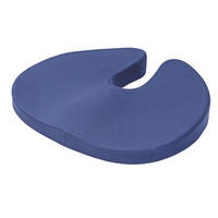 SITZKISSEN, U-FÖRMIG AUS BAMBUS - Blau, Textil (37/6/46cm) - INPHYSIO