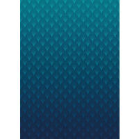 FOTOTAPETE Art Deco 200 x 280 cm - Blau, Papier (200/280cm) - Sanders & Sanders
