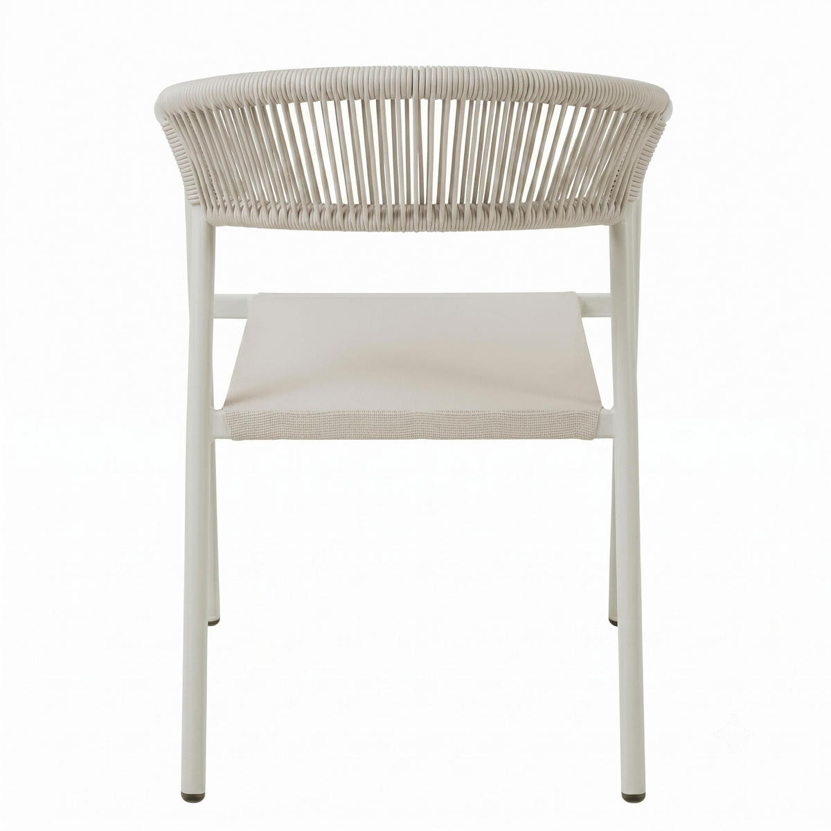 GARTENSTUHL, Nocera, beige - Beige, Metall (59.5/79/55cm) - Oviala