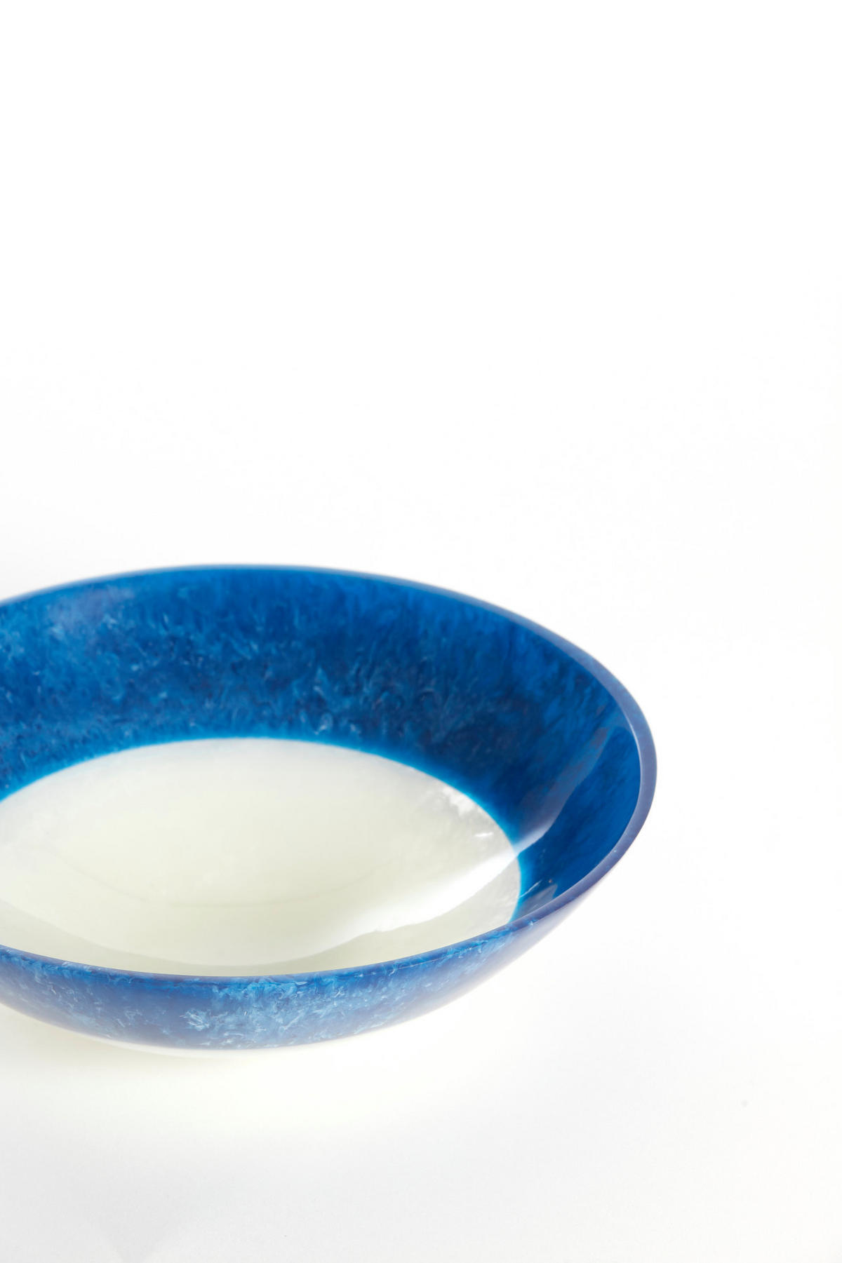 SCHALE Binanga Blau Ø26/7,5 cm - Blau, Kunststoff (26/7.5cm) - Light & Living