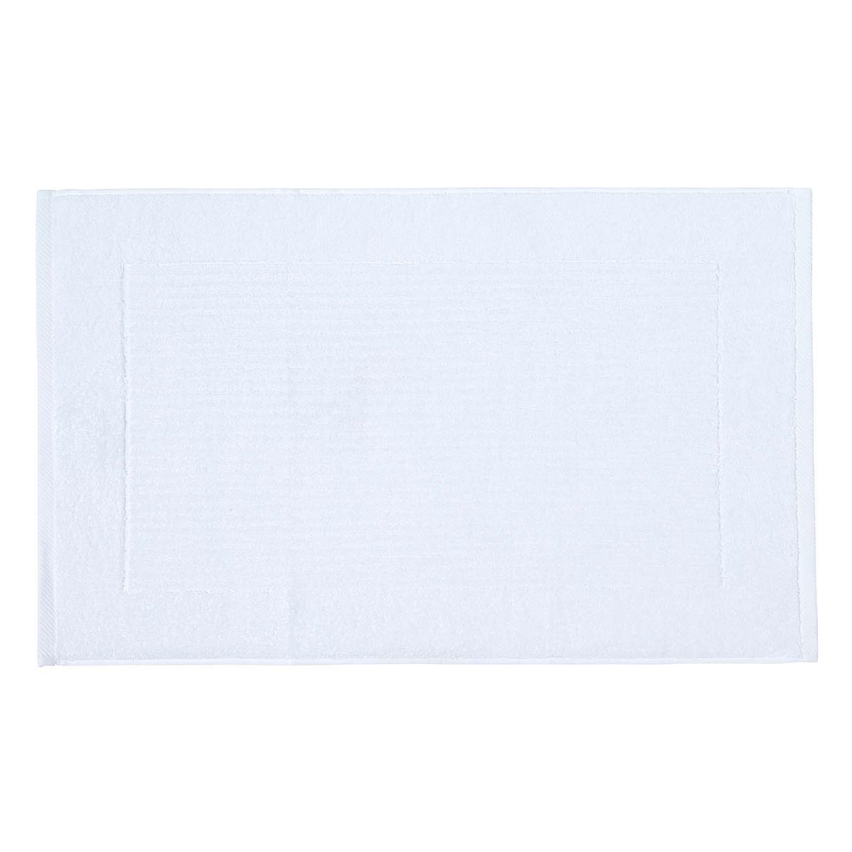 BADEMATTE Imperial 50/80 cm, Baumwolle - Weiß, Textil (50/80cm) - Homescapes