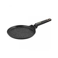 CRÊPEPFANNE Schwarz 24/24/1.7 cm 63859 - Schwarz, Metall (24cm) - Klausberg 