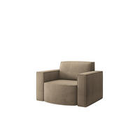 SESSEL Palma In Noel - Braun, Holzwerkstoff/Textil (98/74/89cm) - Fun Möbel