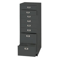 ROLLCONTAINER Anthrazit - Anthrazit, Metall (40/115/41cm) - MCW