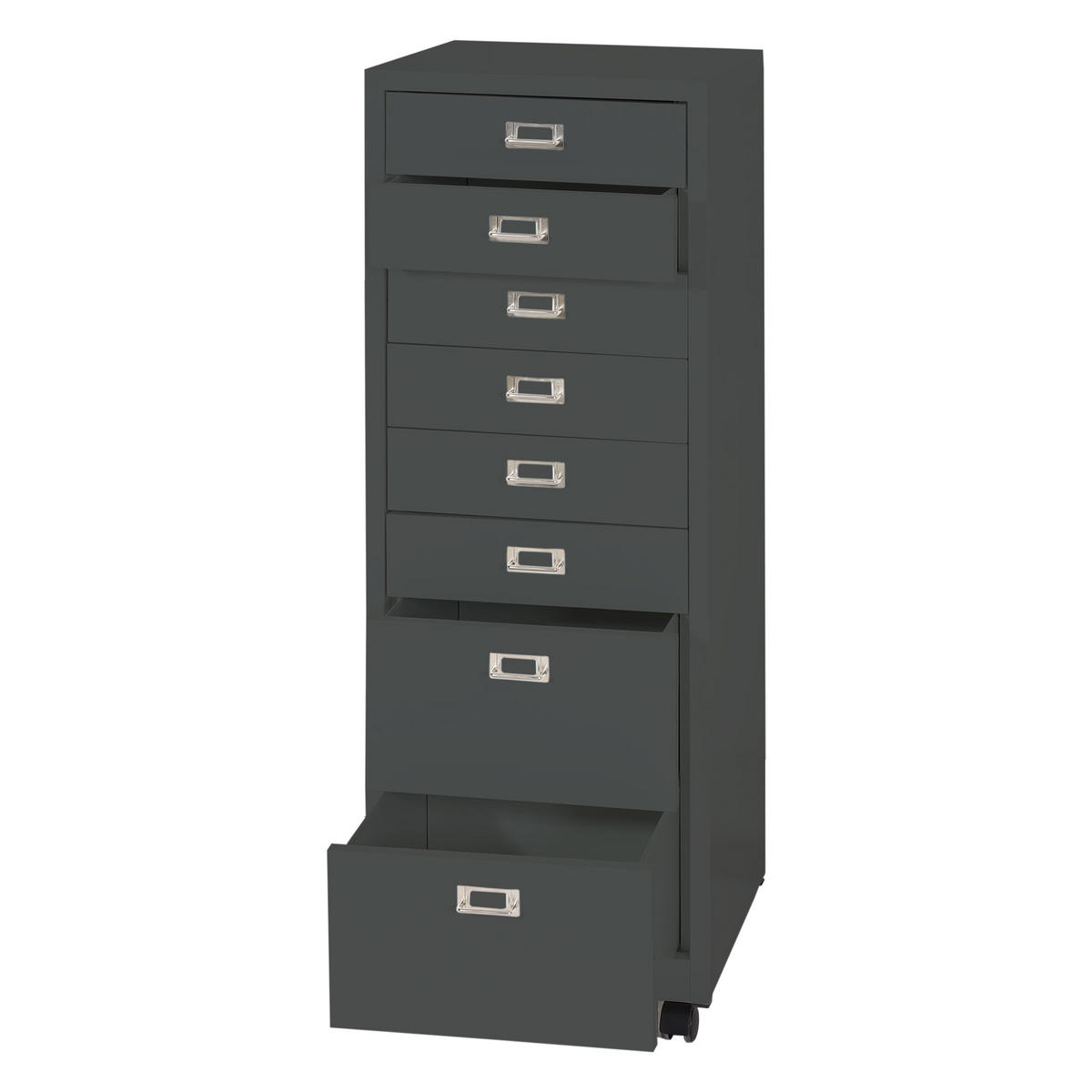 ROLLCONTAINER Anthrazit - Anthrazit, Metall (40/115/41cm) - MCW