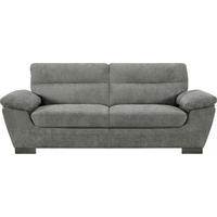 3-SITZER-SOFA Dallas Grau - Grau, Textil (210/90/88cm) - Habitat Garten