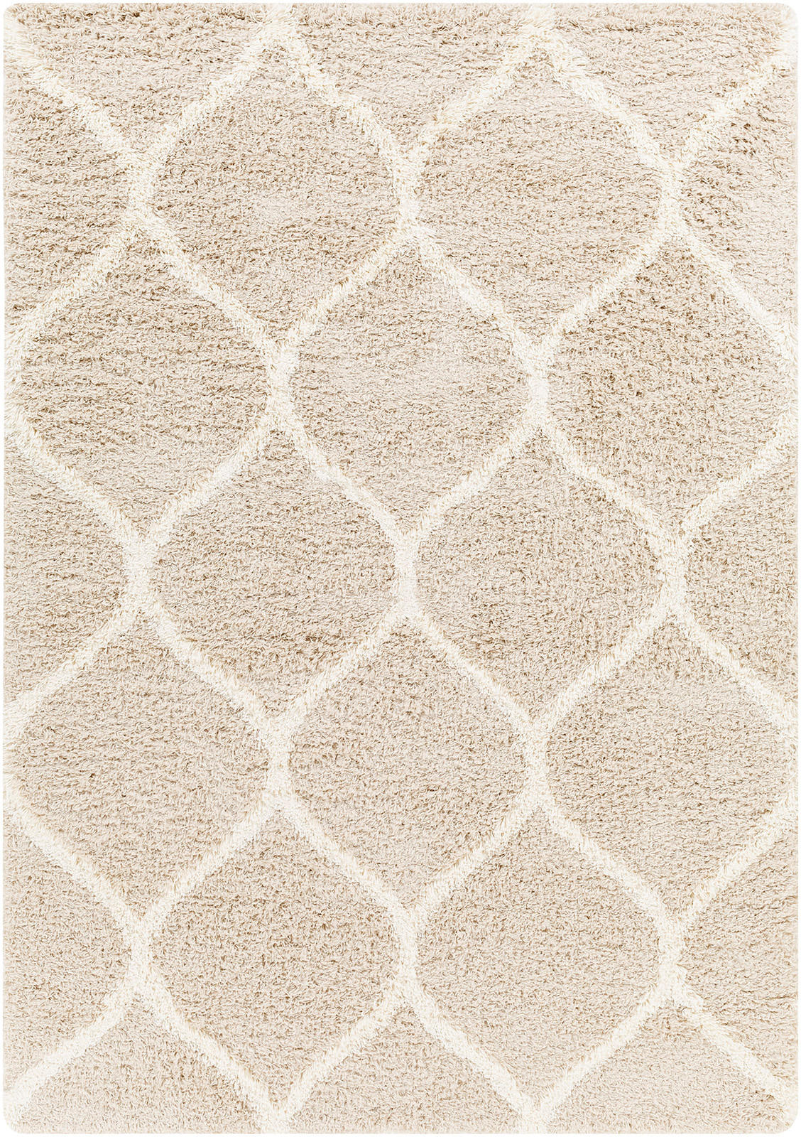 Livabliss Hochflorteppich Beige 160x220 cm