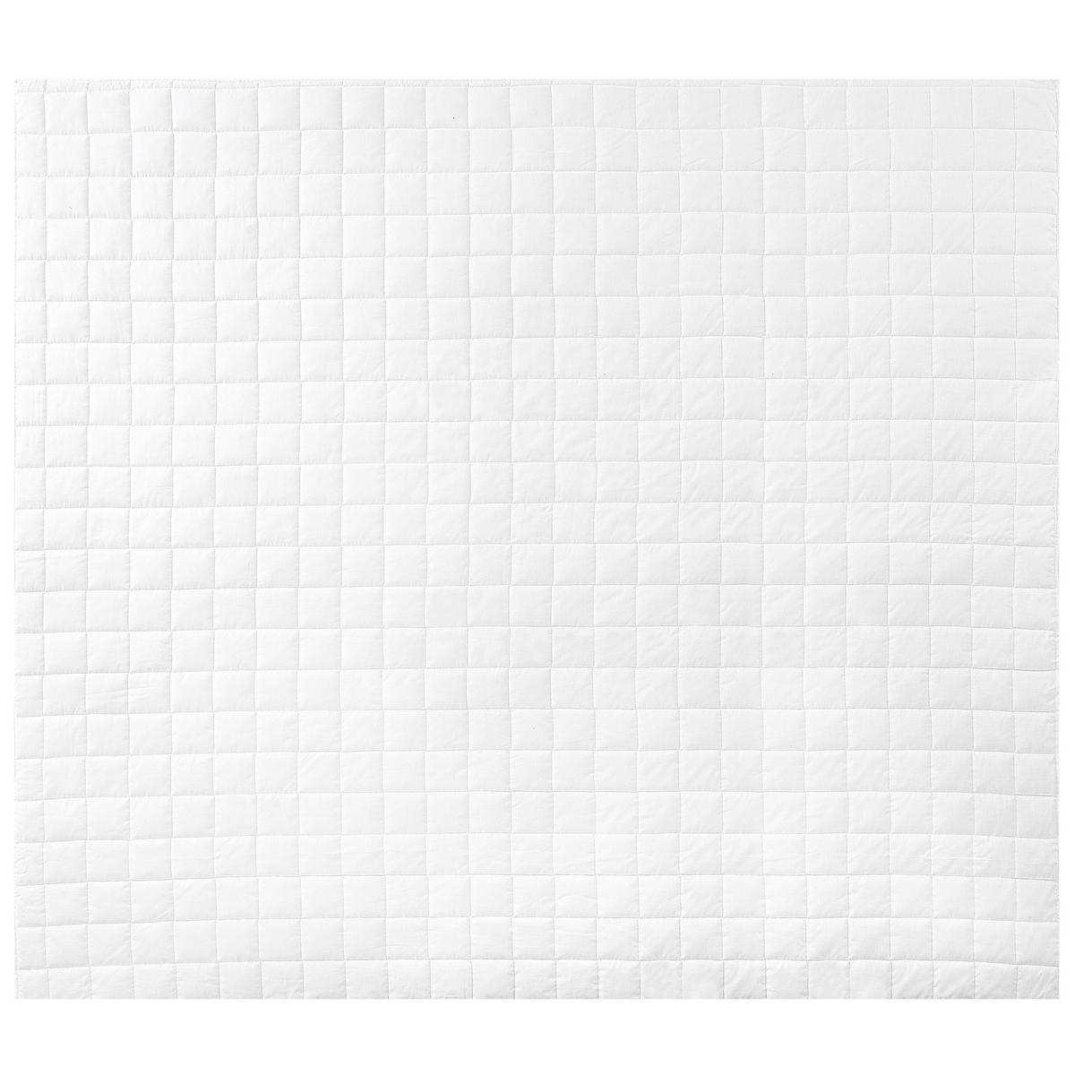 SOMMERBETTDECKE Weiß 220/240 cm Annapurna - Weiß, Textil (220/240cm) - Beliani