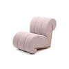 SESSEL CATCH ME Sessel, Bequeme Polsterung, 3D-Stoff, Hohe Festigkeit, Holzdetails, Farbe Pink - Schwarz/Rosa, Holz/Textil (80/78/100cm) - DomoHome