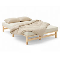 HOLZBETT mit Lattenrost 120/200 cm natur - Naturfarben, Holz (120/200cm) - Homestyle4u