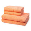 FROTTIERSET Vienna Style Supersoft 4-teilig - Currygelb, Textil (50/100cm) - Vossen