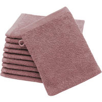WASCHHANDSCHUH, 10er-Set, 16x21 cm, 100% Baumwolle, Rosa - Altrosa, Textil (16/21cm) - Zollner