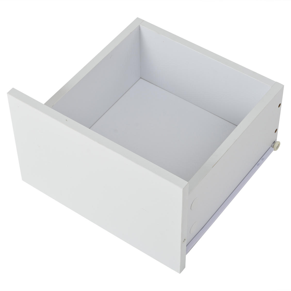 COUCHTISCH in Weiß und Naturfarben mit Schubladen für Wohnzimmer, B70/T70/H31.5 cm - Weiß, Holzwerkstoff (70/70/35.5cm) - STILVORA