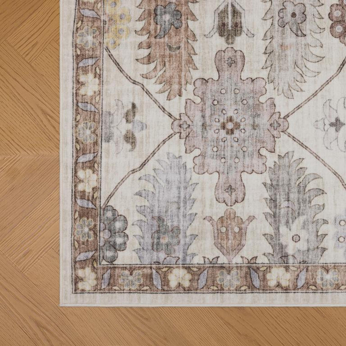 TEPPICH waschbar Flanel Multicolor 80x150 cm - Multicolor, Textil (80/150cm) - Vercai Rugs