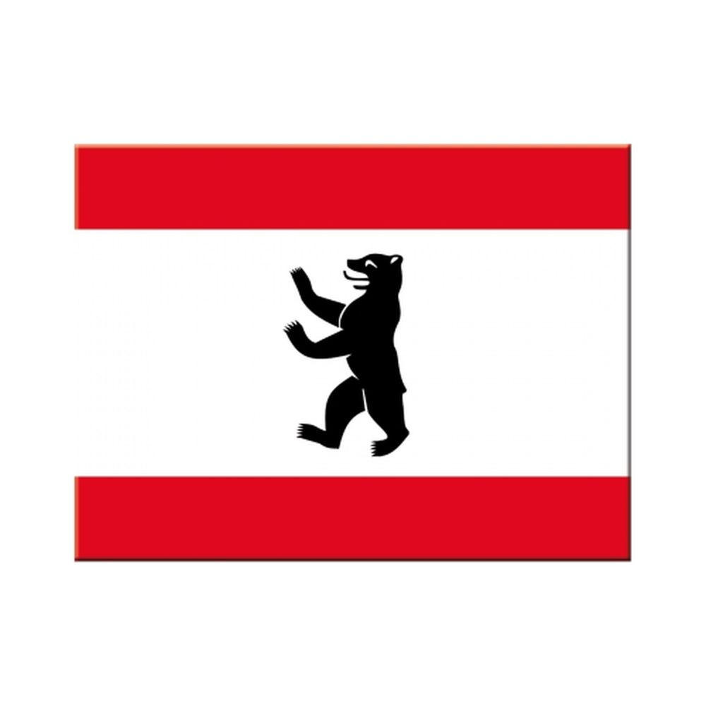 MAGNET 6/8 cm Berlin CityStyle Berlin Flagge - Multicolor, Metall (8/6/0.1cm) - Nostalgic-Art