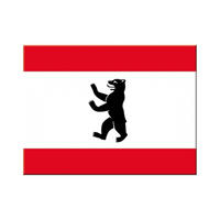 MAGNET 6/8 cm Berlin CityStyle Berlin Flagge - Multicolor, Metall (8/6/0.1cm) - Nostalgic-Art