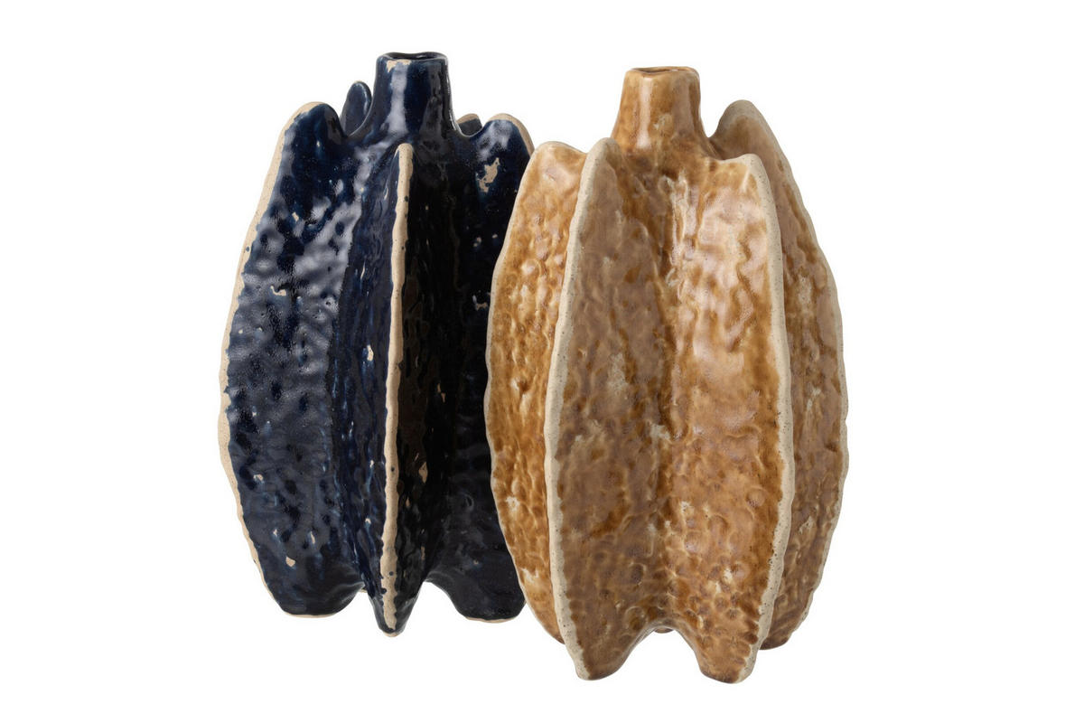 VASE UBI Gelb - Gelb, Keramik (40cm) - J-Line