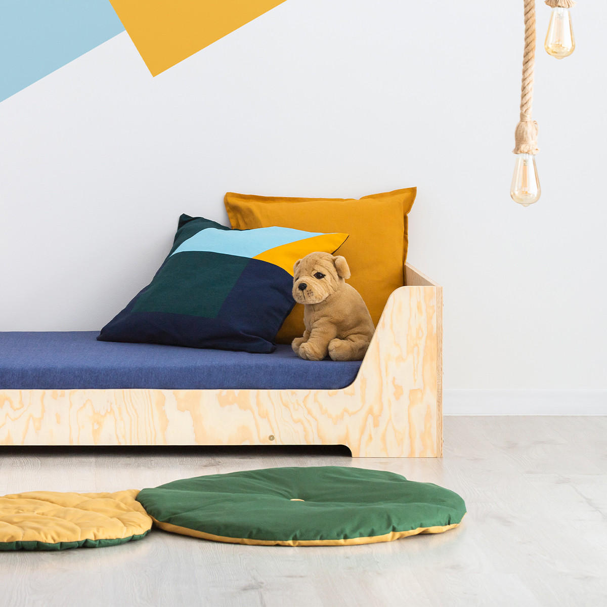 POSTEL 90/190 Albane Přírodní dřevo - hnědá, dřevo (90/190cm) - Petits-meubles