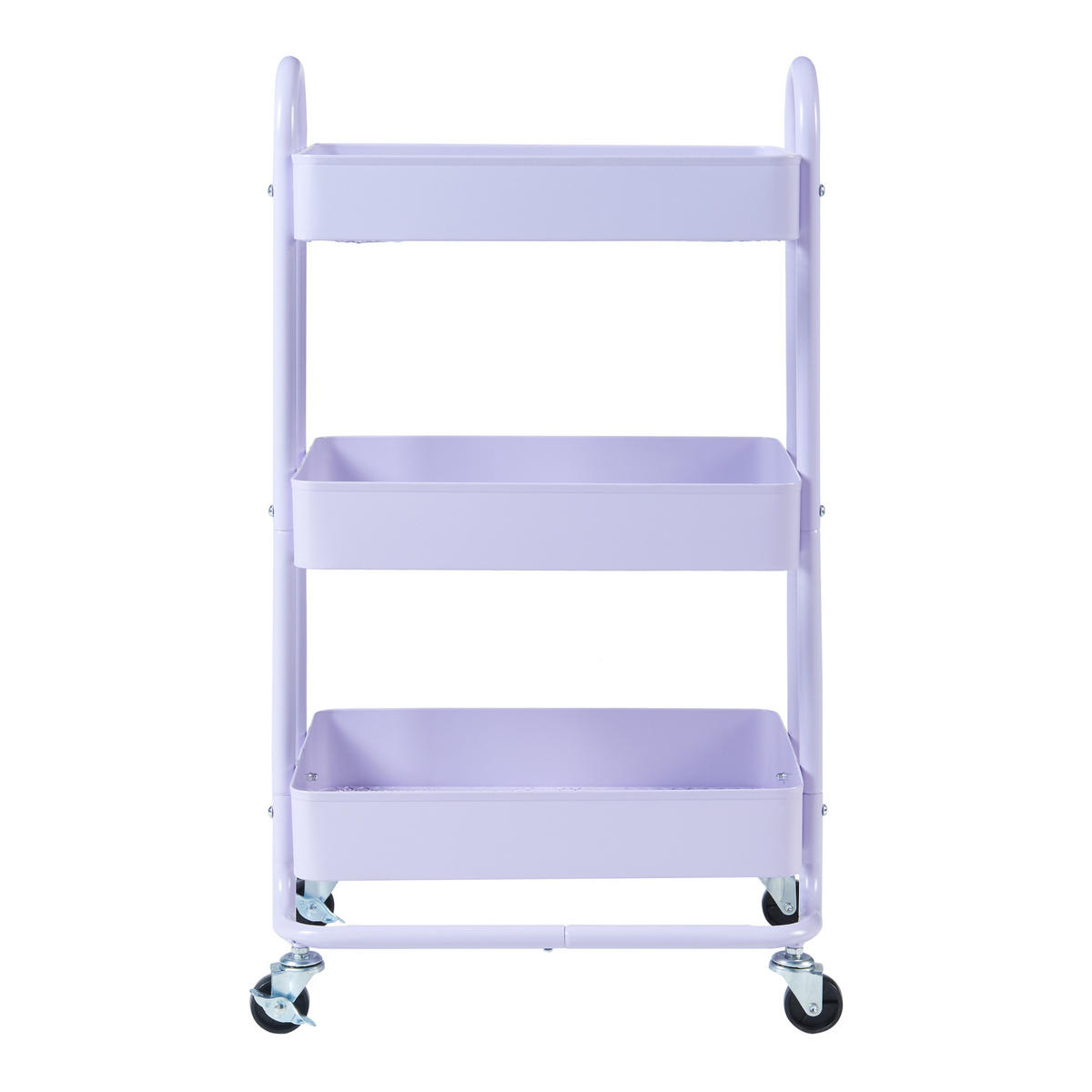 SERVIERWAGEN Pyhäntä - Lila, Metall (46/78.5/35cm) - [en.casa]