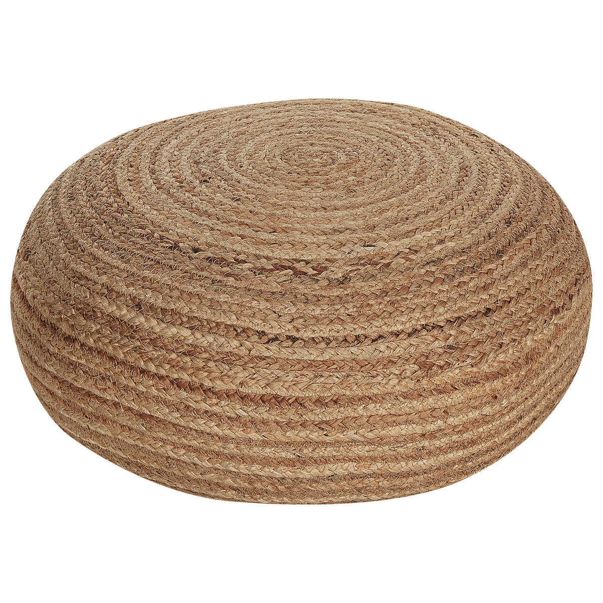 POUF Tifelt 50/50/20 cm - Beige, Naturmaterialen (50/20/50cm) - Beliani