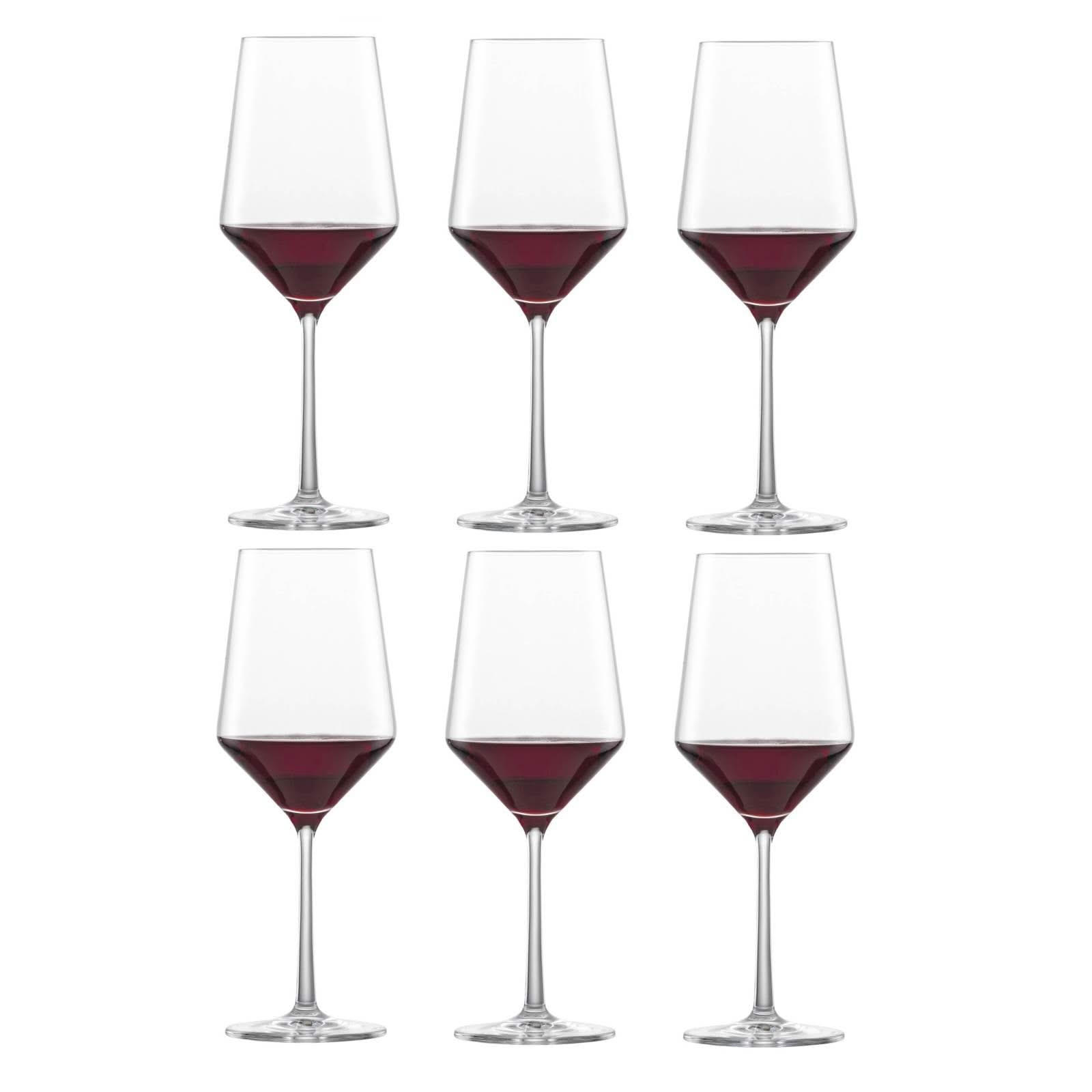 ROTWEINGLAS Pure 550 ml - 6er Set - Transparent, Glas (0.55L) - Zwiesel Glas