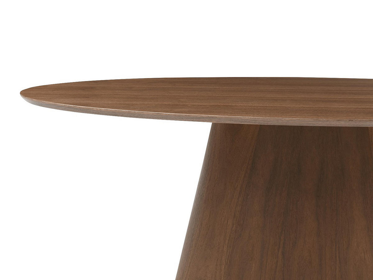 TISCH ohne Ausziehfunktion - 6 -Sitzer - MDF - naturfarben dunkel - ANTELADA - Braun, Holz (90/160/76.5cm) - Vente-Unique