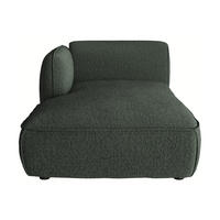 RECAMIERE ohne Schlaffunktion - 1 Person - stoff - grün Camilio - Grün, Textil (107/74/165cm) - Vente-Unique
