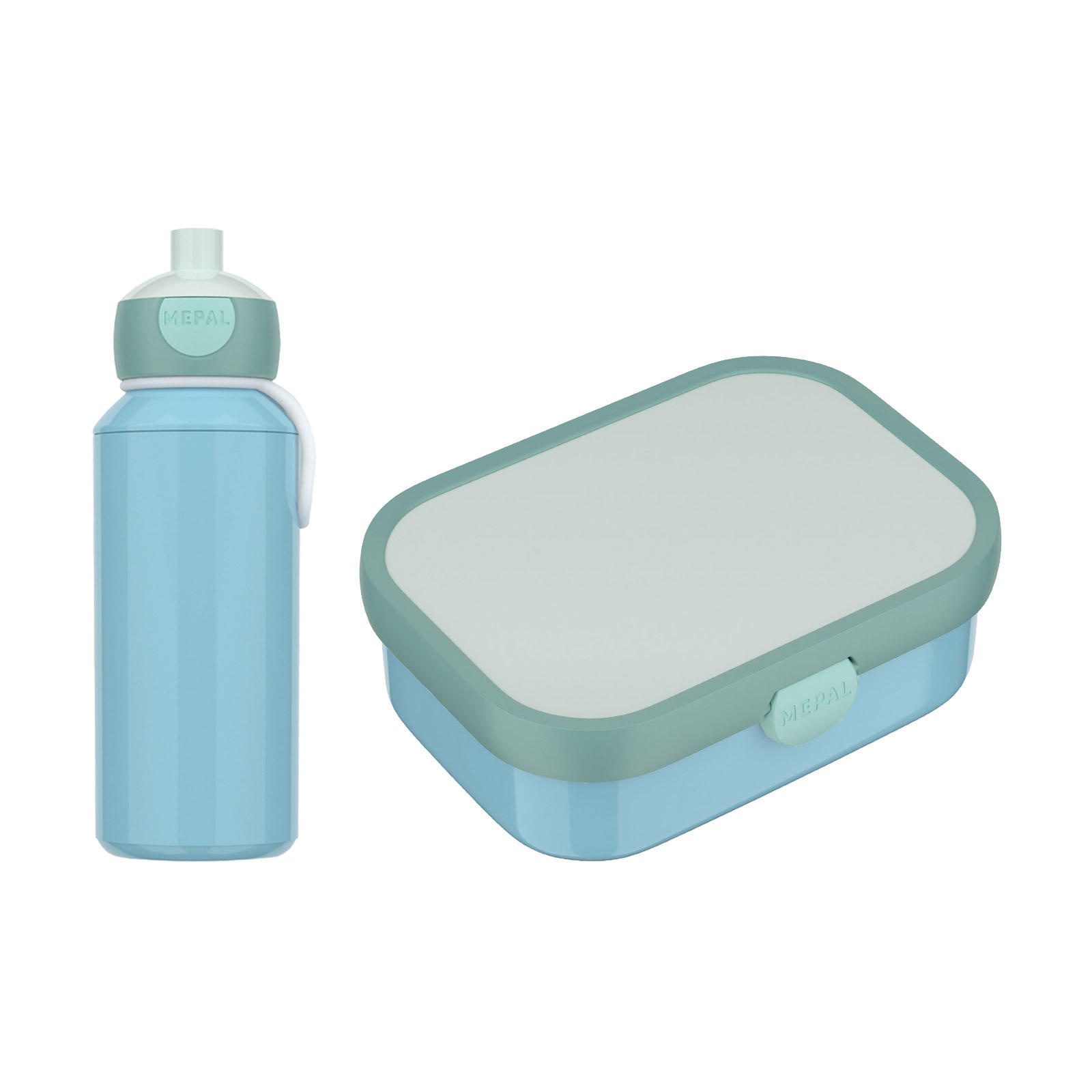 LUNCHSET Campus Switch Cool Blue / Cool Mint 2er Set - Blau/Mintgrün, Kunststoff (1/1/1cm) - Mepal