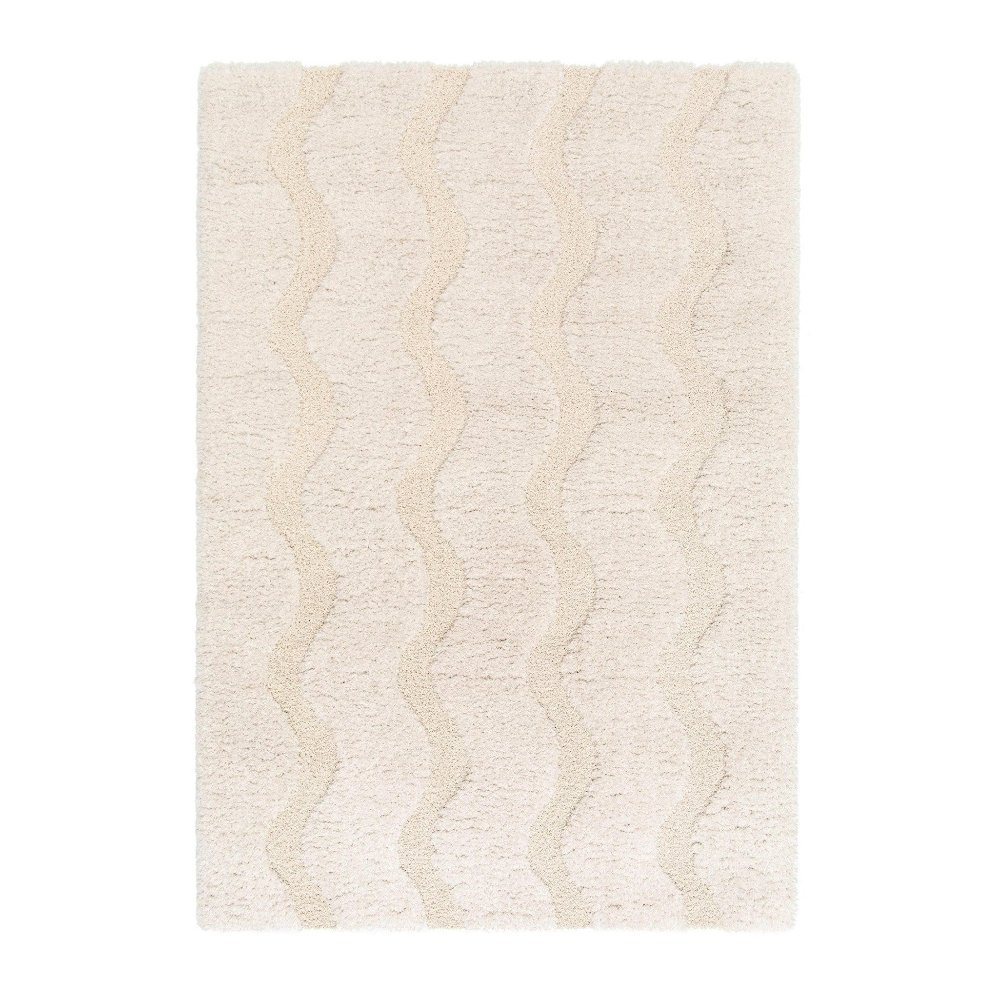 TEPPICH ultrafein aus recycelten Fasern beige - Beige, Textil (120/170cm) - AFK Living