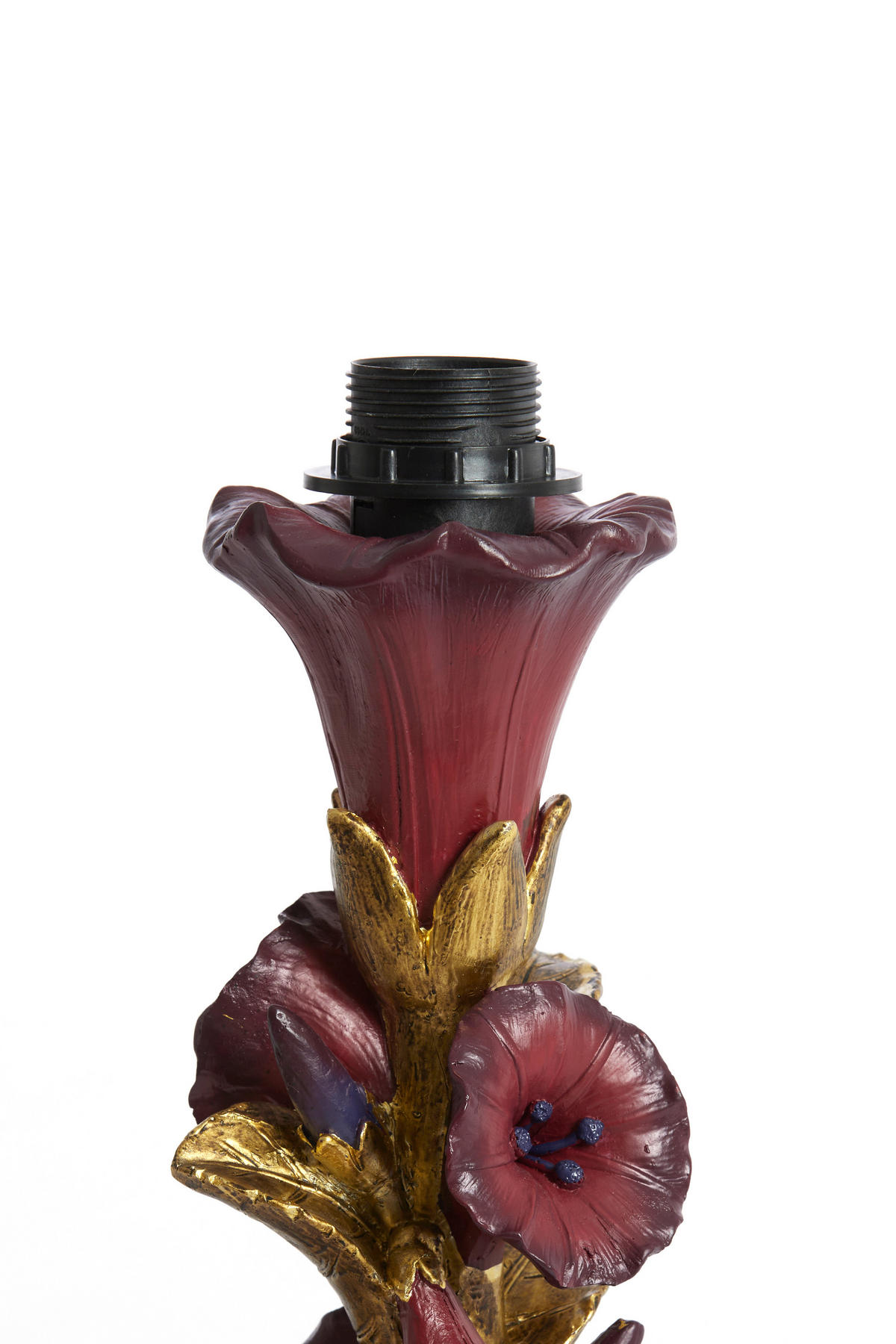 LAMPENSOCKEL Berisso Rot 15/15/45.5 cm - Rot, Kunststoff (15/15/45.5cm) - Light & Living