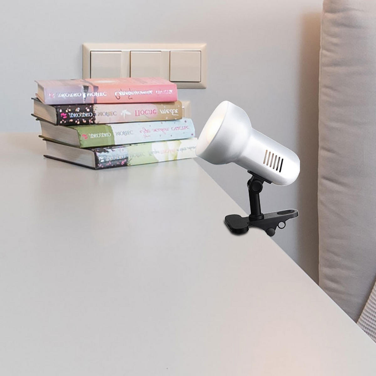 TISCHLEUCHTE BASIC Silber Metall Kunststoff 2er Set - Silberfarben, Metall (16/16/21cm) - Globo Lighting