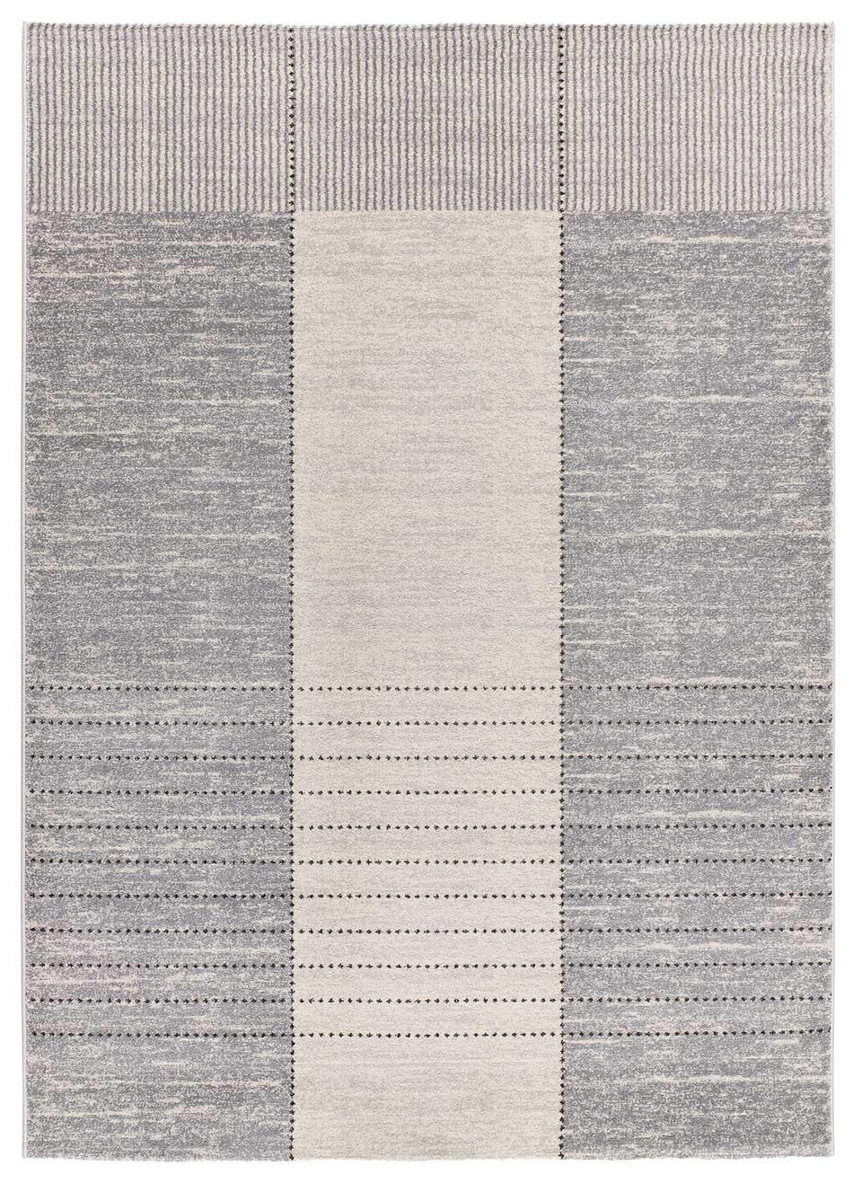 Atticgo Webteppich Grau 133x190 cm