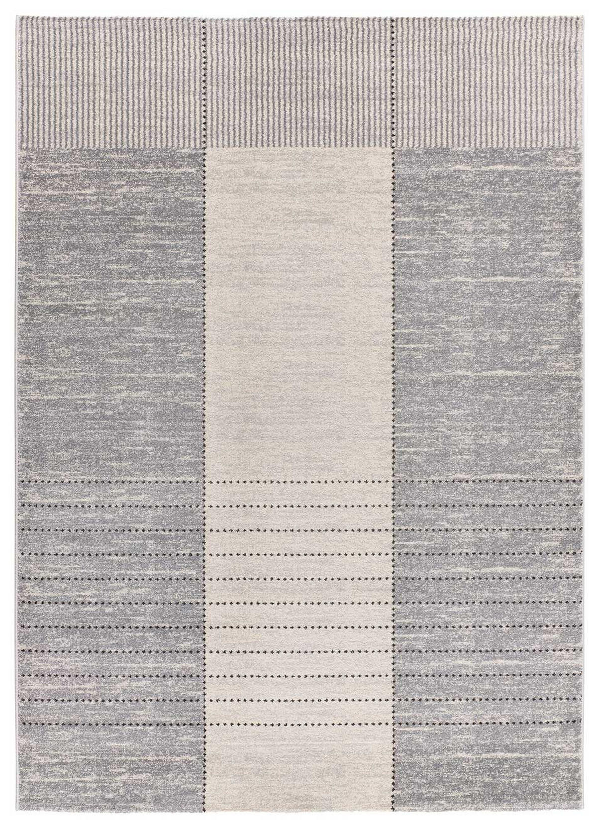 WEBTEPPICH grau Craft 133/190 cm - Grau, Naturmaterialien/Textil (133/190cm) - Atticgo