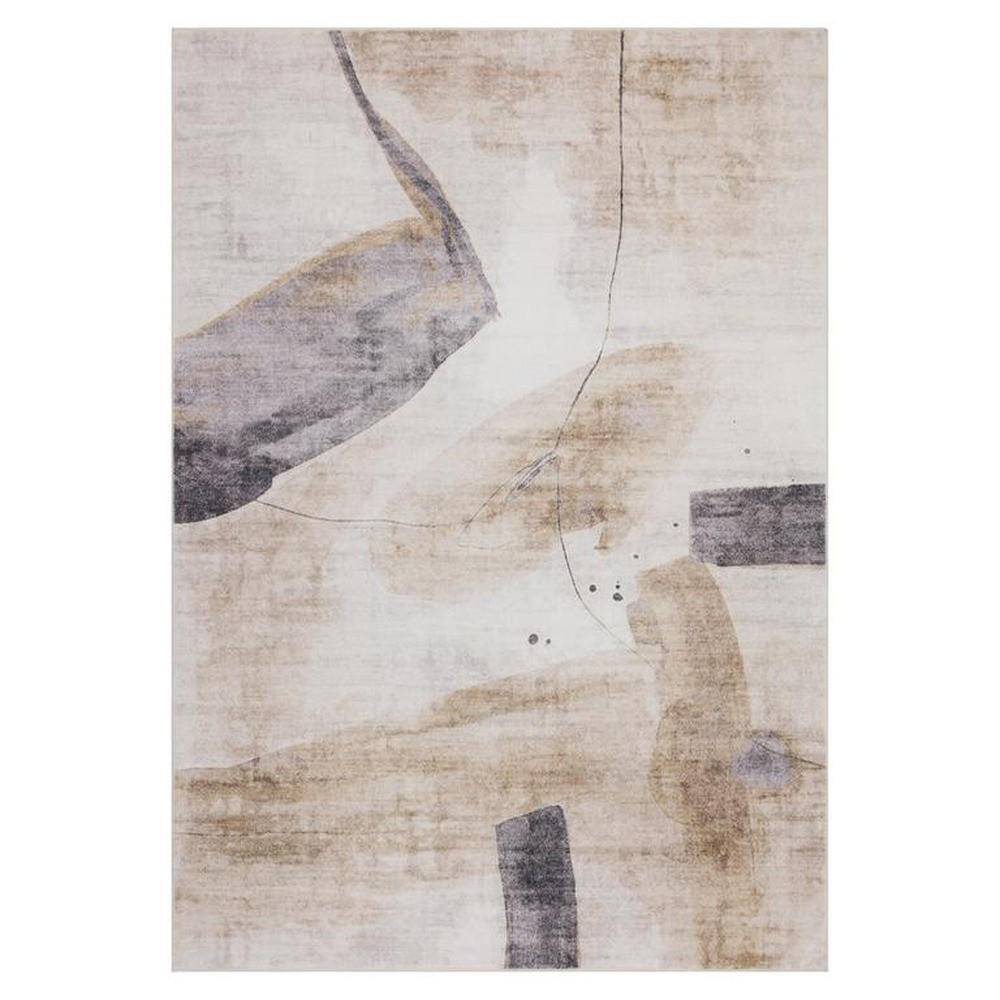 KURZFLOR-TEPPICH Cyrus Creme/Grau 120x170 cm - Multicolor, Textil (120/170cm) - Vercai Rugs
