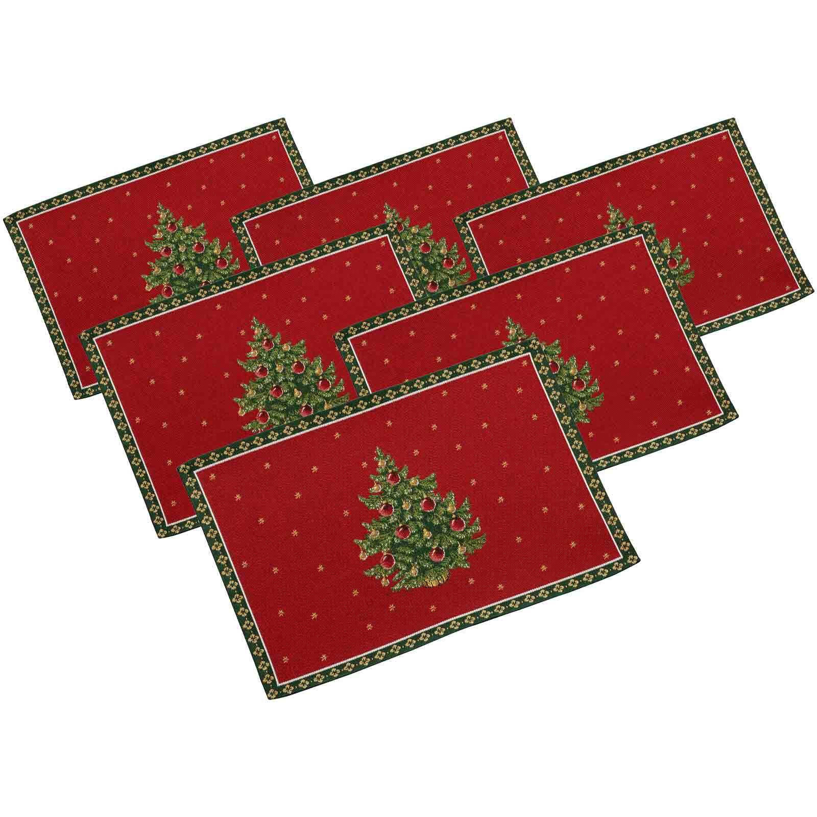 PLATZSET BAUM Toy's Delight bunt 48 x 32 cm 6er Set - Multicolor, Textil (48/32/1cm) - Villeroy & Boch