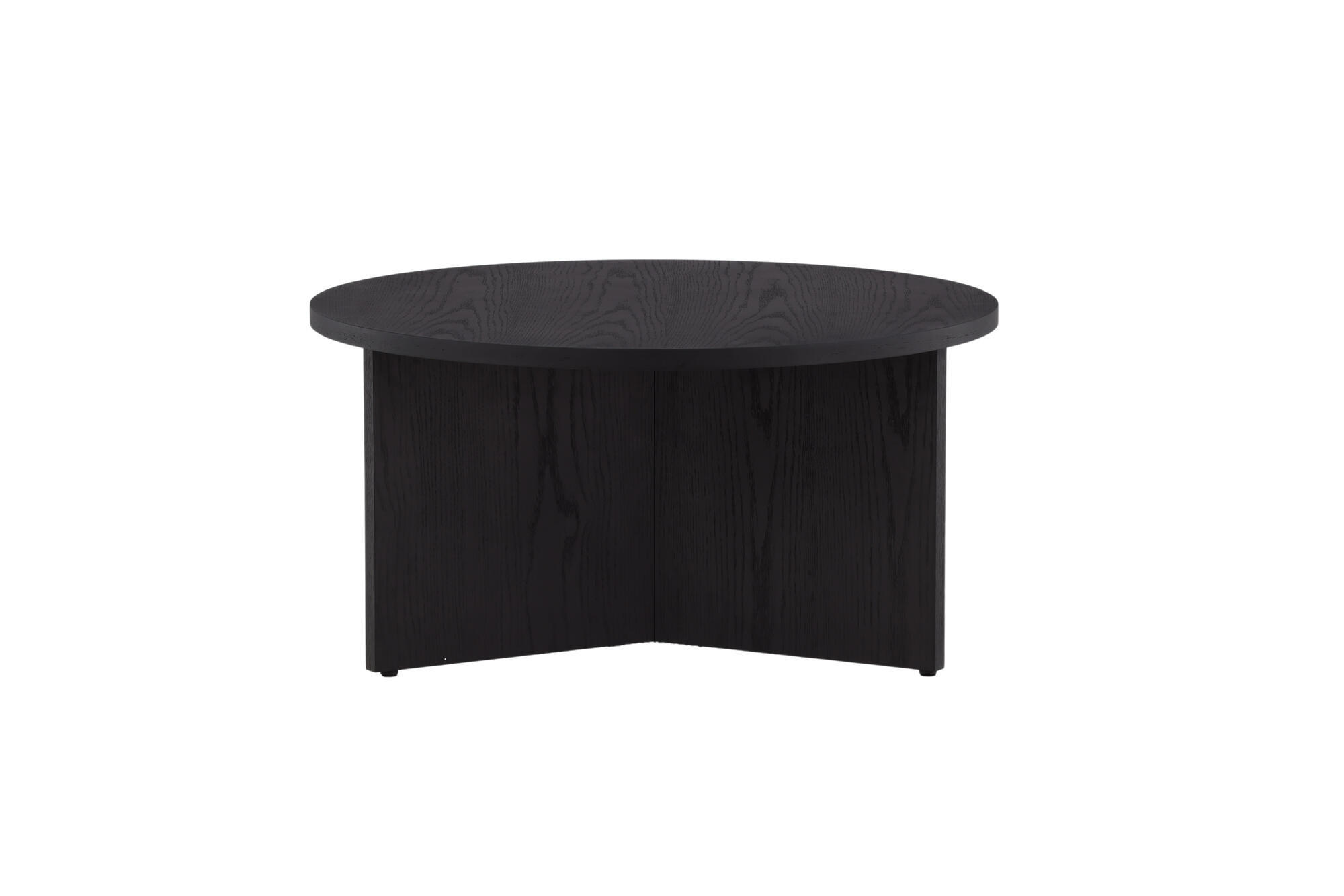 Furnlux Couchtisch Schwarz 65x33x65 cm