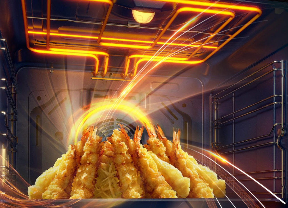 EINBAUBACKOFEN EH 6306 N R Edelstahl, Air Fryer 60 cm - Edelstahlfarben, Metall (59.4/59.4/57.5cm) - Kaiser Küchengeräte