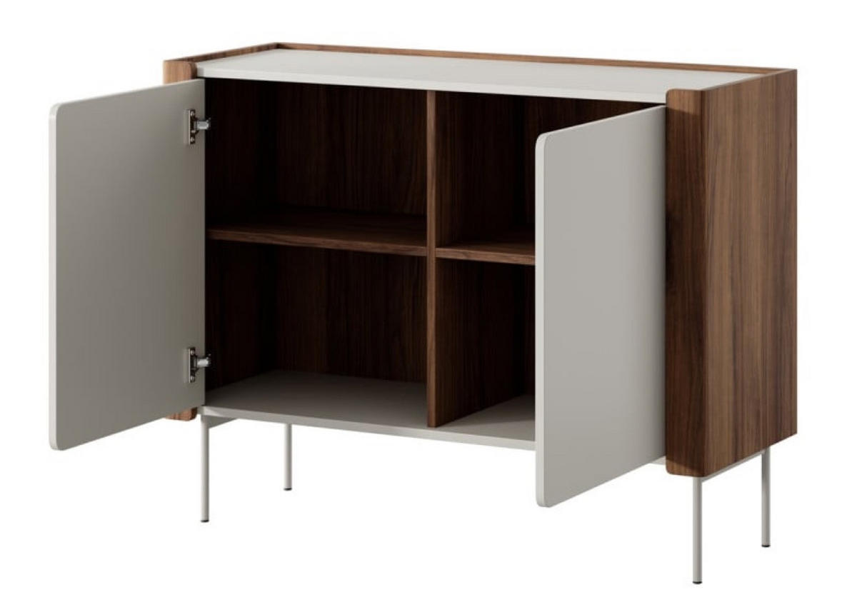 SIDEBOARD Kaschmir WRAPSO K105 Nussbaum - Multicolor, Holzwerkstoff (105/82.5/39.5cm) - Sepro Meble