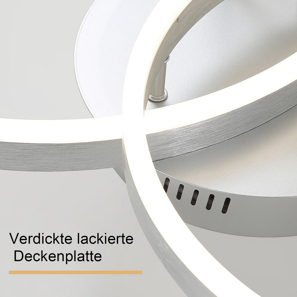 LED závěsné světlo Claudia III 82/58/24 cm - šedá, kov (82/58/24cm) - Nettlife