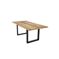BAUMKANTENTISCH Dannie 4 140x78x90 Massivholztisch Wildeiche geölt - Wildeiche, Holz (140/78/90cm) - 58aufmkessel