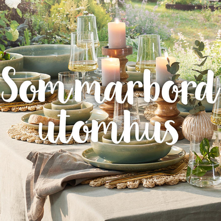 Sommarbord utomhus