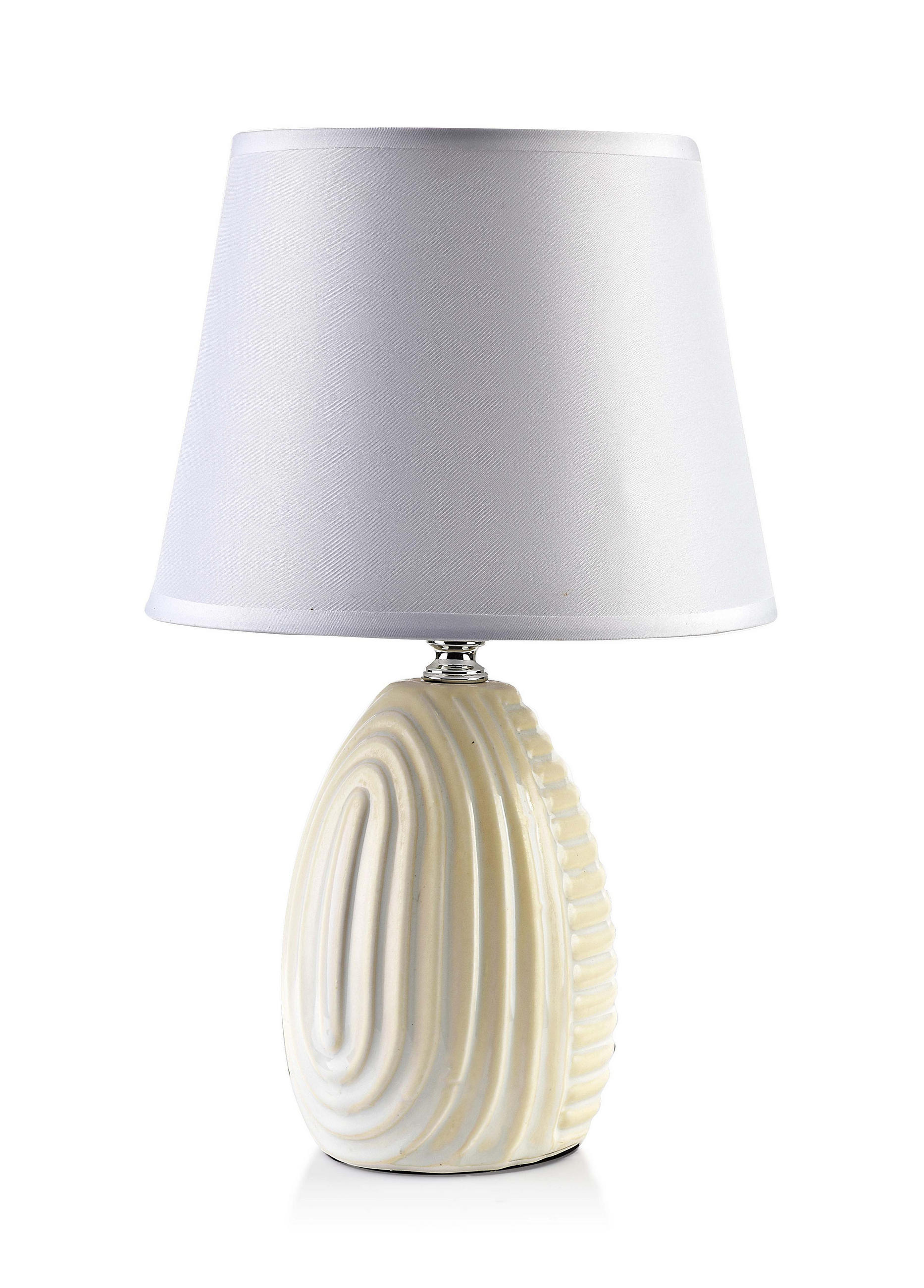TISCHLAMPE Leti Beige 11/10/22 cm Keramik - Beige, Keramik (11/10/22cm) - Mondex