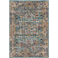 TEPPICH Casa Blau 300x400 cm - Blau, Textil (300/400cm) - benuta Nest