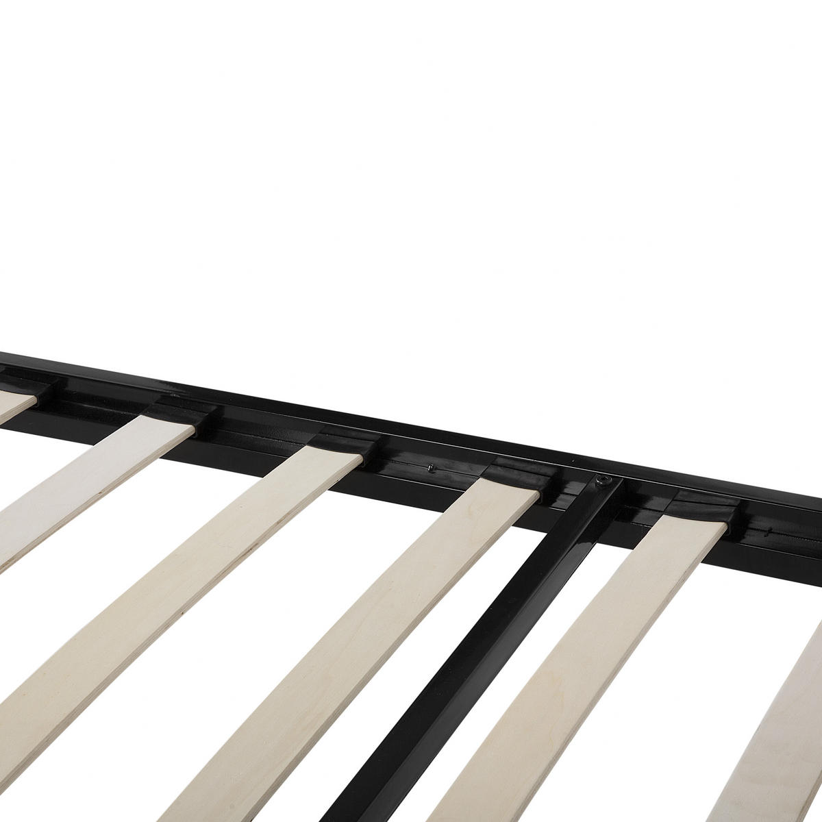 METALLBETT 140/200 cm Schwarz Cusset - Schwarz, Metall (140/200cm) - Beliani