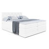 BOXSPRINGBETT CATOR KING - 140x200 - H3/H4 - Weiß Hochglanz - Weiß Hochglanz, Holzwerkstoff (140/200cm) - ALTDECOR