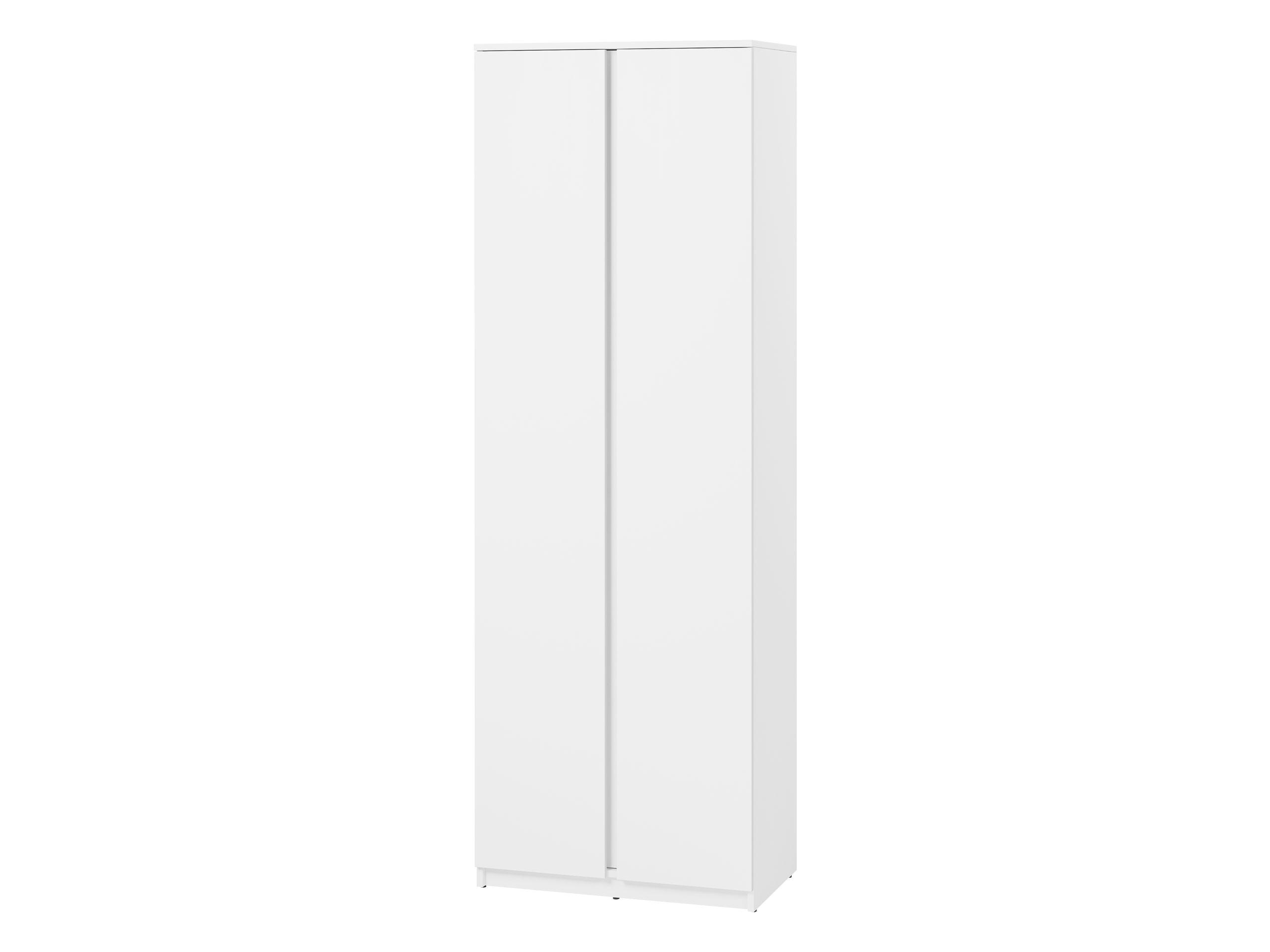 KLEIDERSCHRANK Simply SM01 - Weiß, Holzwerkstoff (69/200/40cm) - MIRJAN24