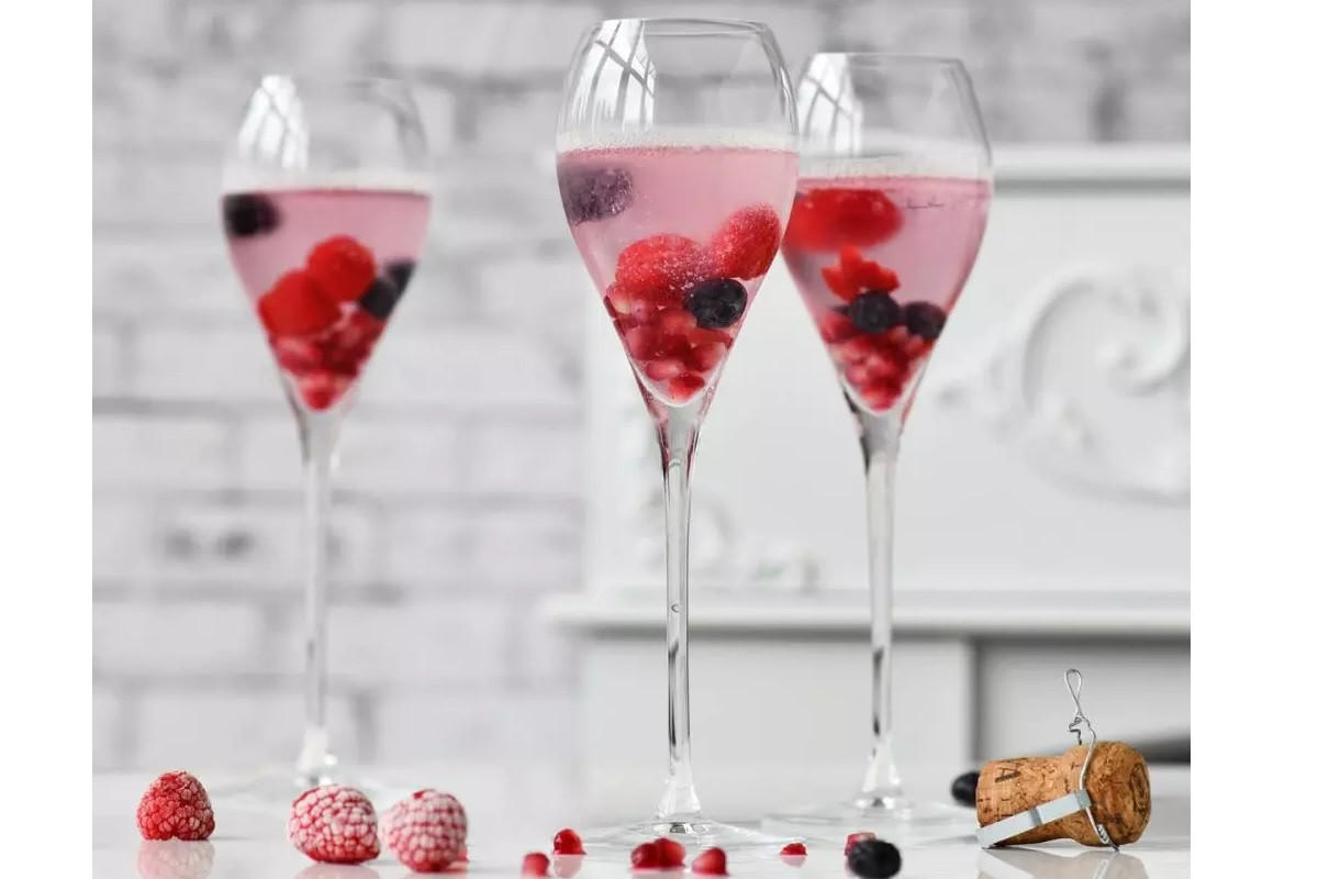 PROSECCO-GLÄSER, 6er-Set, 240 ml - Transparent, Glas (0.24L) - Krosno Glass